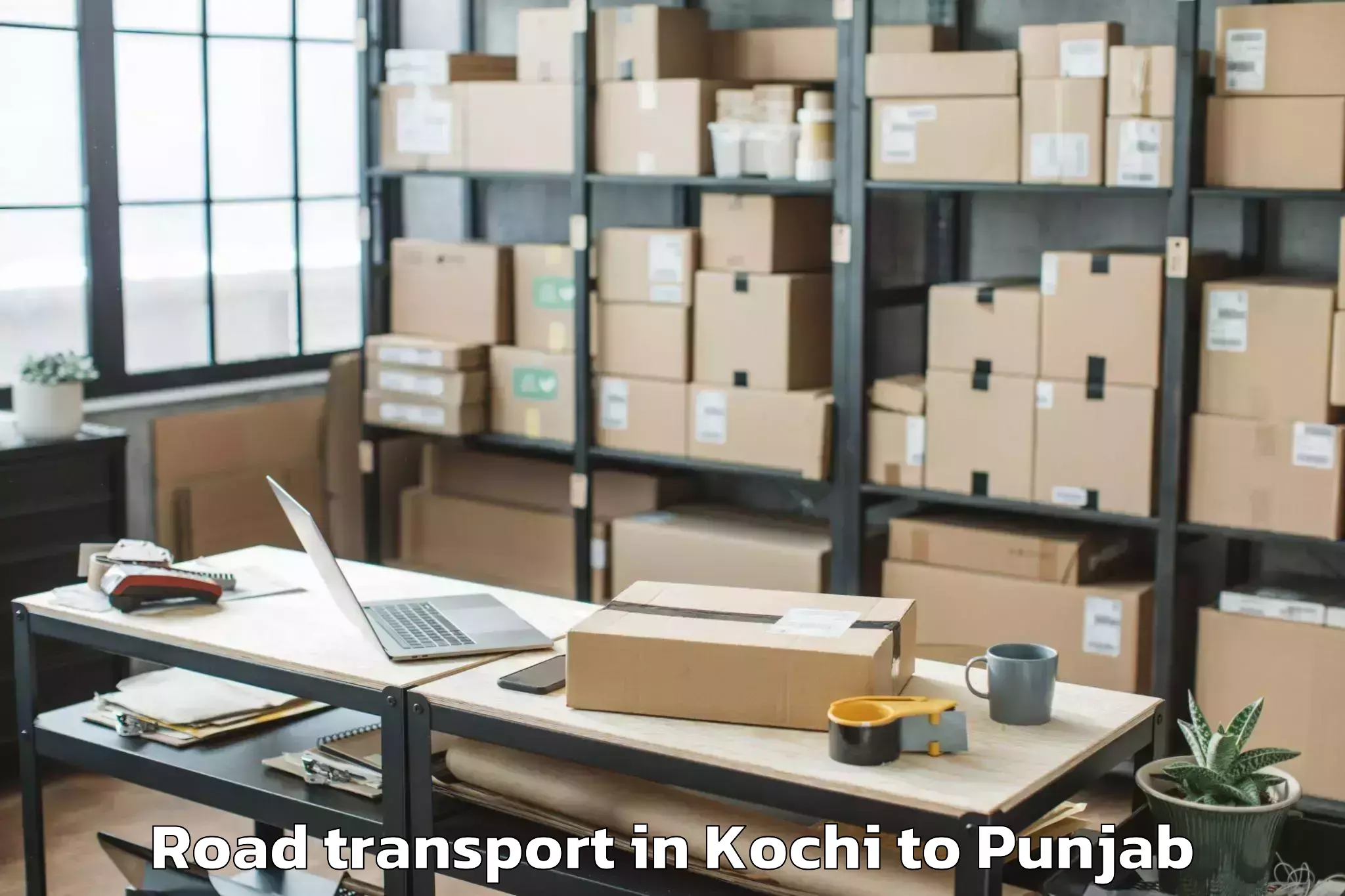 Trusted Kochi to Sas Nagar Mohali Road Transport